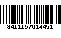 Código de Barras 8411157014451