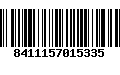 Código de Barras 8411157015335