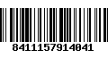 Código de Barras 8411157914041