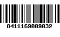 Código de Barras 8411169009032