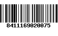 Código de Barras 8411169020075