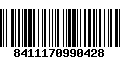 Código de Barras 8411170990428