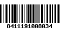 Código de Barras 8411191008034