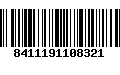 Código de Barras 8411191108321