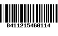 Código de Barras 8411215460114