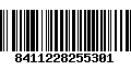 Código de Barras 8411228255301