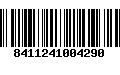 Código de Barras 8411241004290