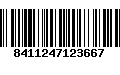 Código de Barras 8411247123667