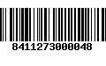 Código de Barras 8411273000048