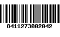 Código de Barras 8411273002042