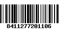 Código de Barras 8411277201106