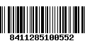 Código de Barras 8411285100552