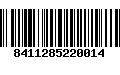 Código de Barras 8411285220014