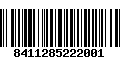 Código de Barras 8411285222001