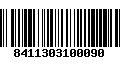 Código de Barras 8411303100090