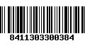 Código de Barras 8411303300384