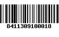 Código de Barras 8411309100018