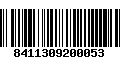 Código de Barras 8411309200053