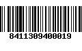 Código de Barras 8411309400019