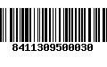 Código de Barras 8411309500030