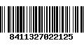 Código de Barras 8411327022125