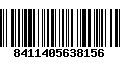 Código de Barras 8411405638156