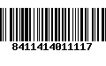 Código de Barras 8411414011117