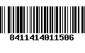 Código de Barras 8411414011506