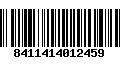 Código de Barras 8411414012459