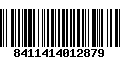 Código de Barras 8411414012879