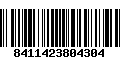 Código de Barras 8411423804304