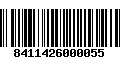 Código de Barras 8411426000055