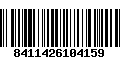 Código de Barras 8411426104159