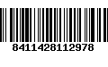 Código de Barras 8411428112978