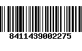 Código de Barras 8411439002275