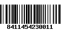 Código de Barras 8411454230011