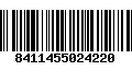 Código de Barras 8411455024220