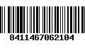 Código de Barras 8411467062104