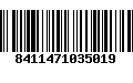 Código de Barras 8411471035019