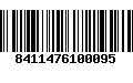 Código de Barras 8411476100095