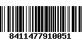 Código de Barras 8411477910051