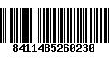 Código de Barras 8411485260230