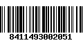 Código de Barras 8411493002051