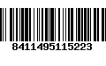 Código de Barras 8411495115223