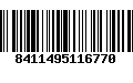 Código de Barras 8411495116770