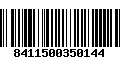 Código de Barras 8411500350144