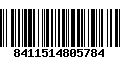 Código de Barras 8411514805784