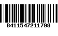 Código de Barras 8411547211798