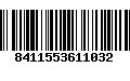 Código de Barras 8411553611032