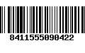 Código de Barras 8411555090422